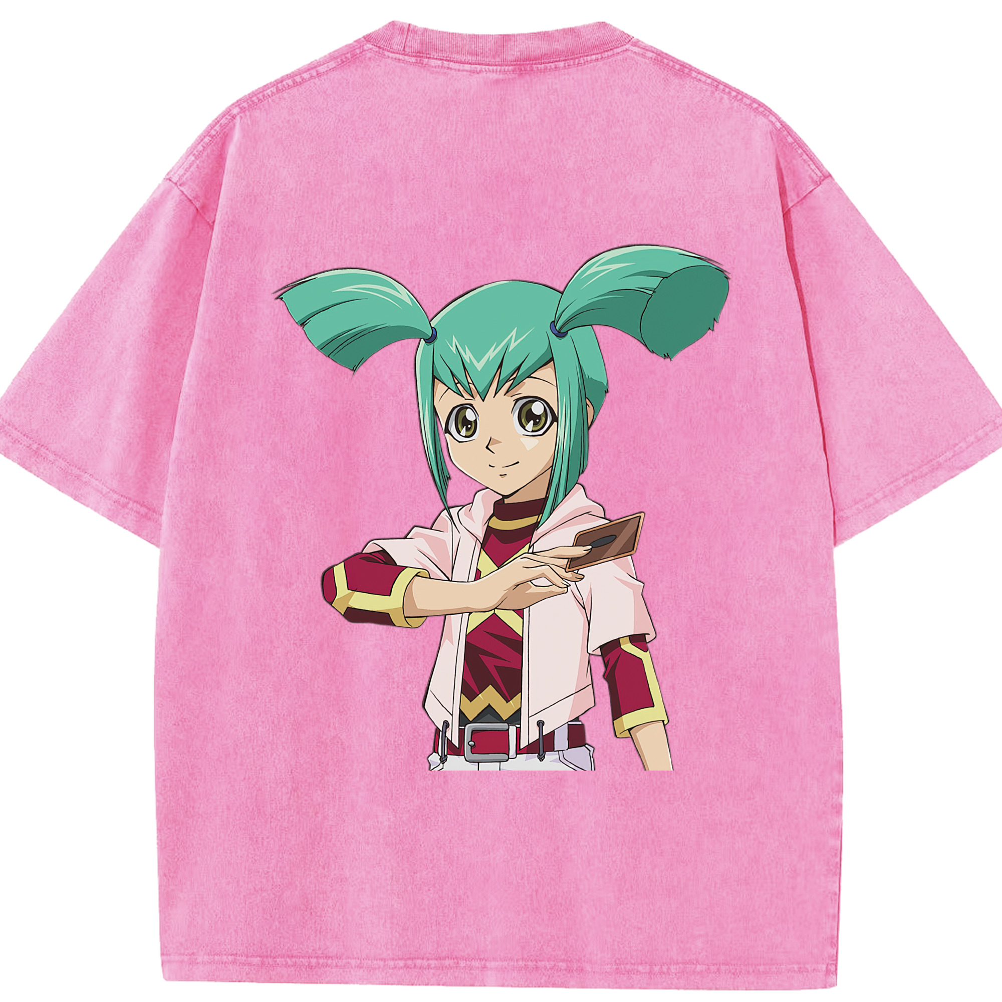 （画像用） 遊☆戯☆王 Yu-Gi-Oh! 綿100% ヴィンテージ風 半袖Tシャツ（背面プリント）